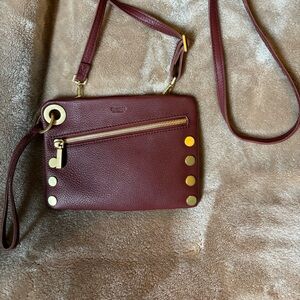 Small Nash purse burgundy